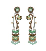 Orecchini Ayala Bar Donna Seagrass in Lega metallica Cristallo C2350